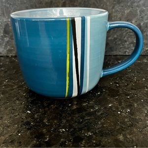 Starbucks 2008 Blue Striped Mug